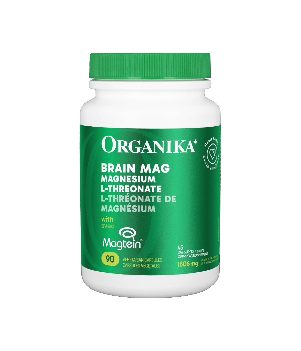 Organika - Brain Mag Magtein Magnesium L-Threonate