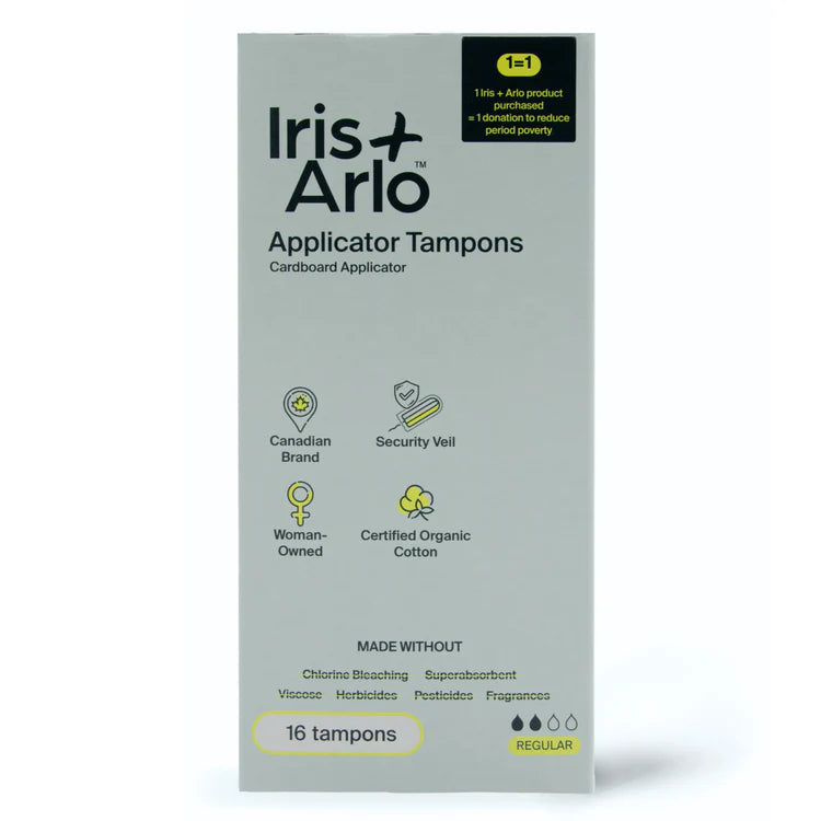 Iris+Arlo - Organic Cotton Applicator Tampons