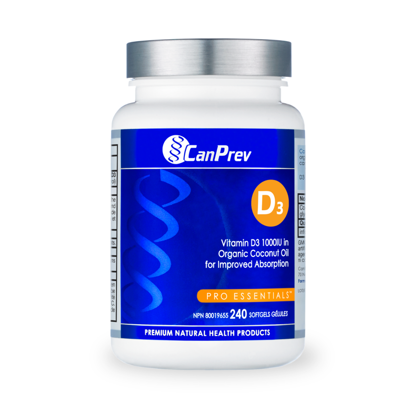 CanPrev - D3 Organic Coconut Oil