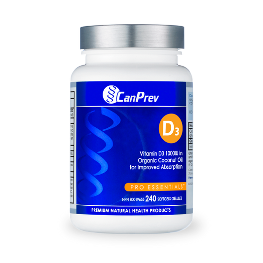 CanPrev - D3 Organic Coconut Oil