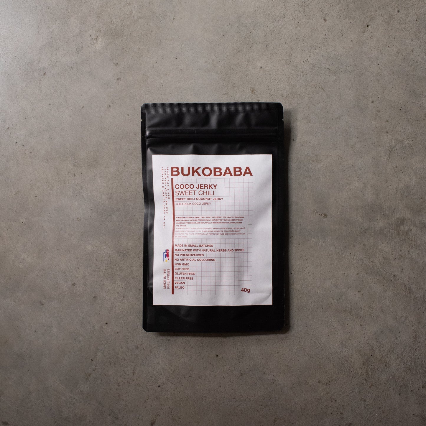 Bukobaba - Vegan Jerky: Sweet Chilli