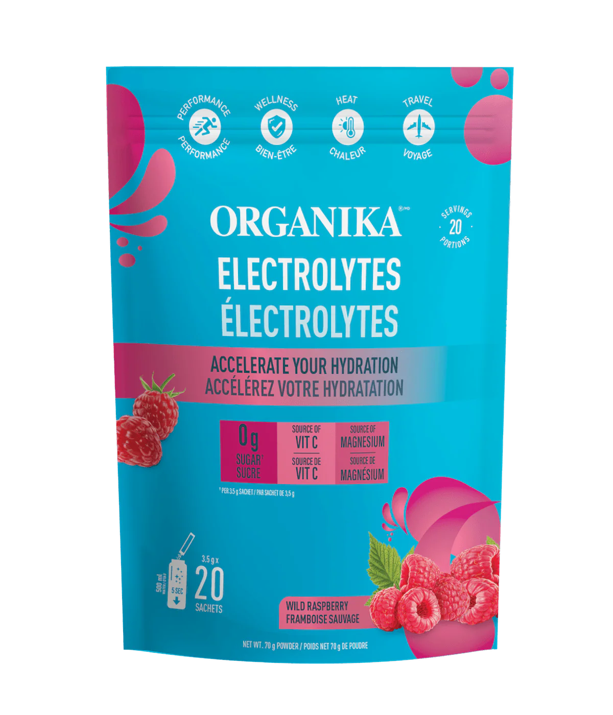 Organika - Electrolytes Sachets (20 Pack)